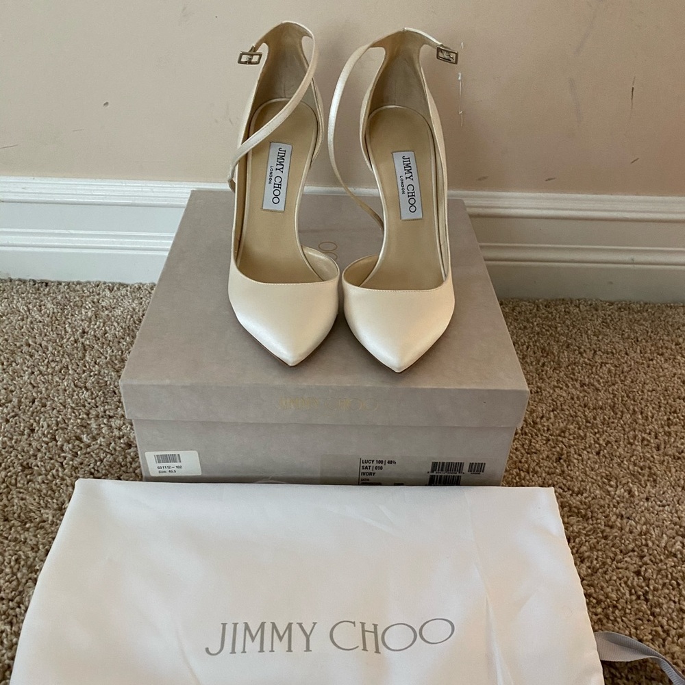 Jimmy Choo satin heels